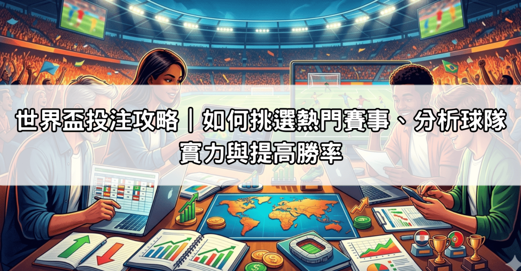 世界盃投注攻略｜如何挑選熱門賽事、分析球隊實力與提高勝率