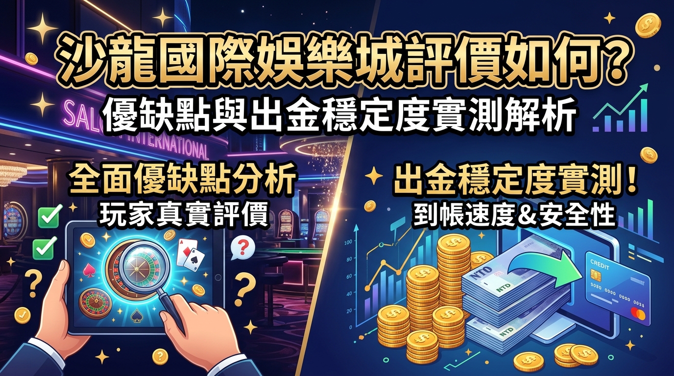 沙龍國際娛樂城評價如何？優缺點與出金穩定度實測解析